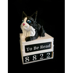 Maine Coon Book Counter